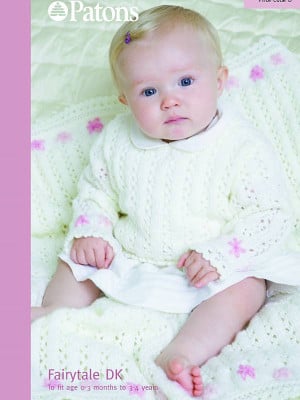 Patons 3398 Baby Blanket & Jumper										