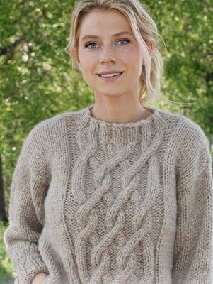 Countryside Road Sweater Knitting Pattern Wish