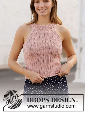 DROPS Pink Shell Top										