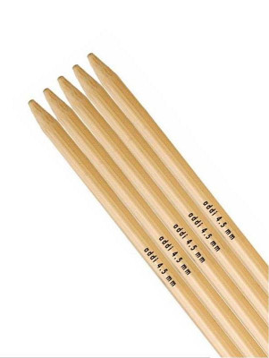 addiNature Bamboo Double Pointed Knitting Needles 15cm (6in)										 - 6.50mm