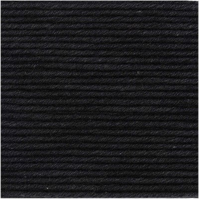 Essentials Organic Cotton Aran										 - 020 Black