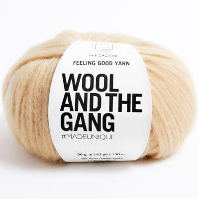 Wool and the Gang Feeling Good Yarn										 - Beige Blonde