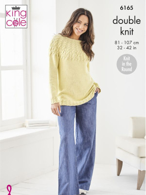 King Cole 6165 Cable Sweaters										