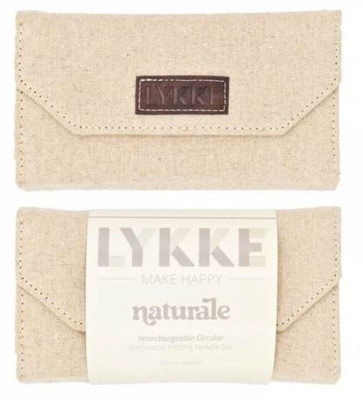 LYKKE Interchangeable Circular Needle Set 3.5in Tips Naturale Beige										 - Jute Canvas