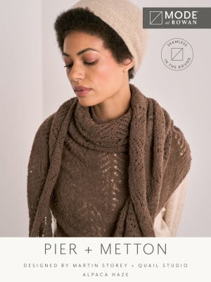 MODE at Rowan Pier Shawl and Metton Hat										