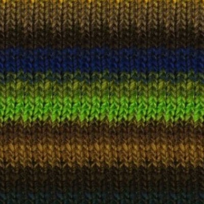 Noro Kureyon										 - 276 Lime, Browns, Black, Navy