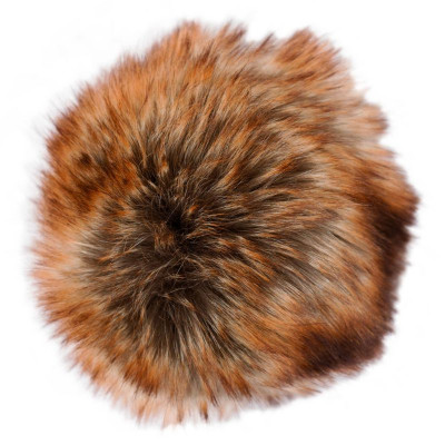 Rico Fake Fur Pompon										 - Brown Cinnamon