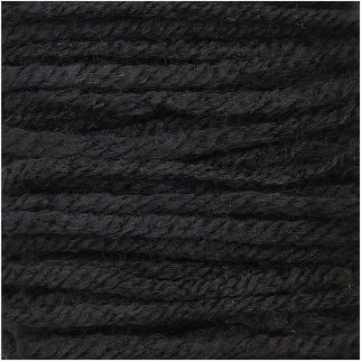 Rico Hooki Hooki Knotting Yarn 10cm										 - 100318 Black