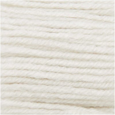 Rico Hooki Hooki Knotting Yarn  6.5cm										 - 100268 Off White