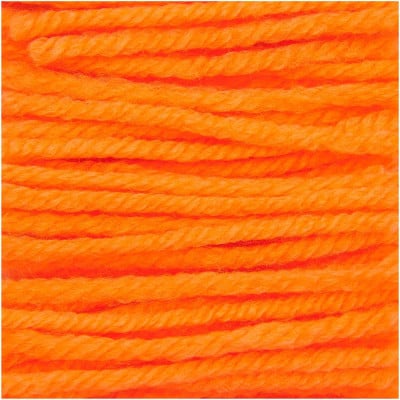 Rico Hooki Hooki Knotting Yarn  6.5cm										 - 100278 Neon Orange