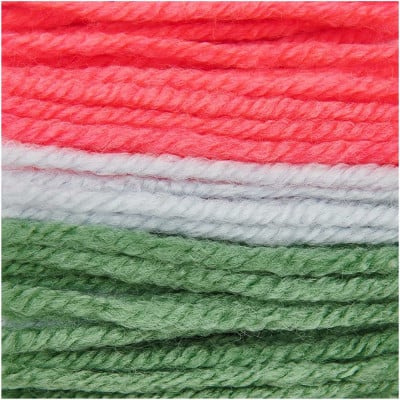 Rico Hooki Hooki Knotting Yarn Marbled 6.5cm										 - 100342 Green