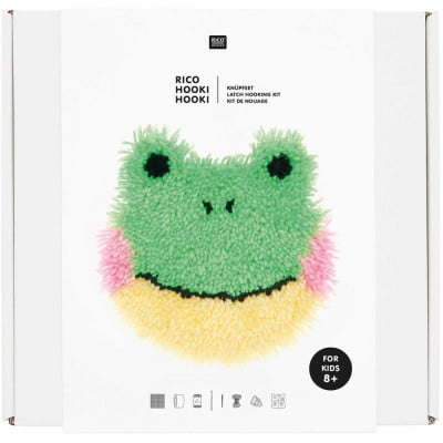 Rico Hooki Hooki Latch Hooking Kit Frog										 - 390 Frog