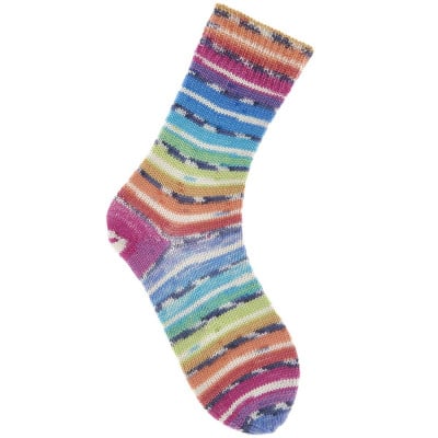 Rico Socks Bamboo 4 Ply										 - 058 Rainbow Classic