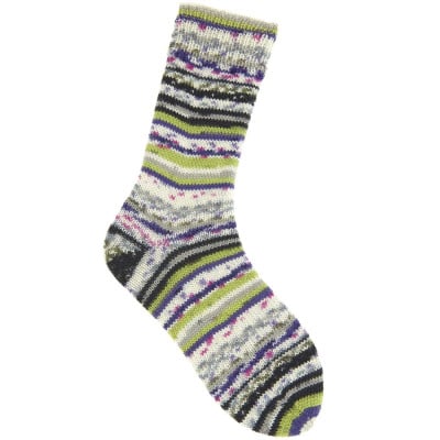 Rico Socks Neon Fair Isle 4 Ply										 - 006 Sailor