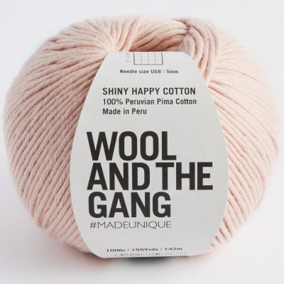 Wool and the Gang Shiny Happy Cotton										 - Cameo Rose