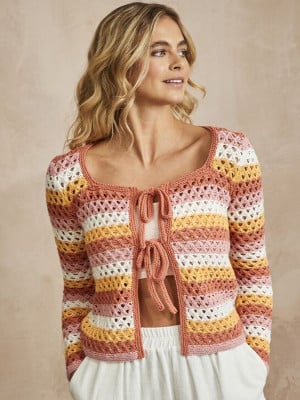 Sirdar Poetic Pastels 10748 Candy Chic Cardigan										