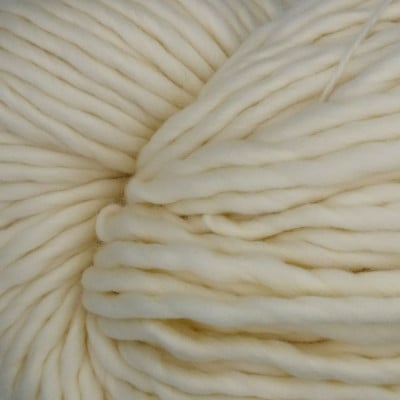 Undyed Superwash Super Bulky Marshmallow Merino Single										 - SW Marshmallow Merino Single