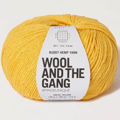 Wool and the Gang Buddy Hemp										 - 223 Soleil Yellow