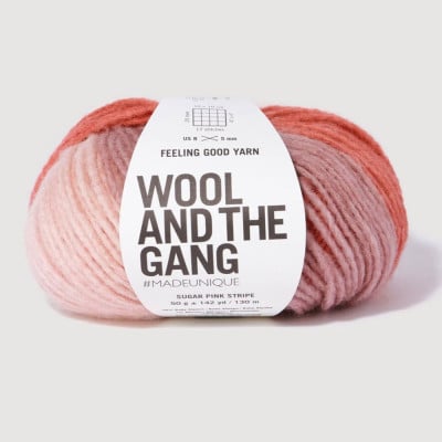 Wool and the Gang Feeling Good Yarn										 - Sugar Pink