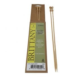 Brittany Blonde Wood Knitting Needles US size 74.5 MM Birch 10 inch Single  Point