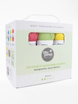 West Yorkshire Spinners Carnival Crochet Baby Blanket Kit by Jenny Watson