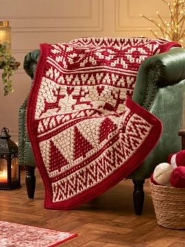 West Yorkshire Spinners Lapland Blanket CAL