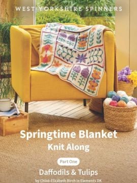 West Yorkshire Spinners Springtime Blanket Knit Along (KAL)