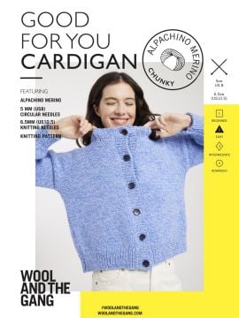 Wool and the Gang Good For You Cardigan