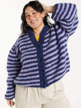 Erika Knight oversized, slouchy chunky knit cardigan PDF Pattern – The  Knitter's Yarn