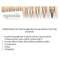 LYKKE Starter Set Interchangeable Circular Needle 3.5in Tips Naturale Beige Jute