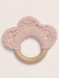 Teething Ring Smokey Pink