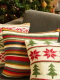 Chiming Bells Striped Cushion