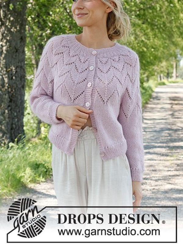 DROPS Wishing Well Cardigan