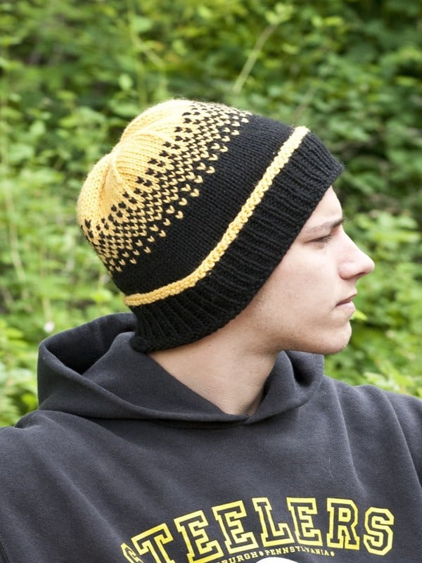 crochet steelers hat