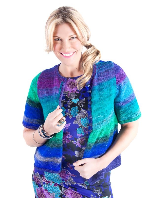 Noro Spring  Into Summer Empire  Line Cardigan  Patterns 